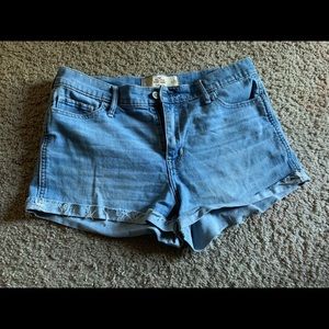 Distressed Hollister shorts